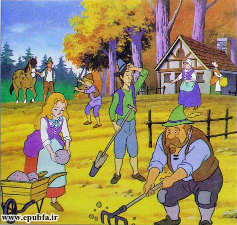 دختر کوچک که بیوتی (زیبا) نام داشت، از دو خواهر دیگرش زرنگتر و مهربانتر بود.